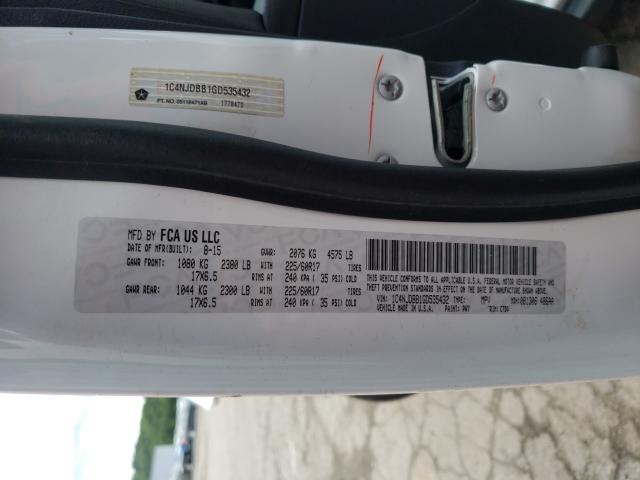 1C4NJDBB1GD535432 AA5506MB\
                 - JEEP COMPASS  2015 IMG - 9