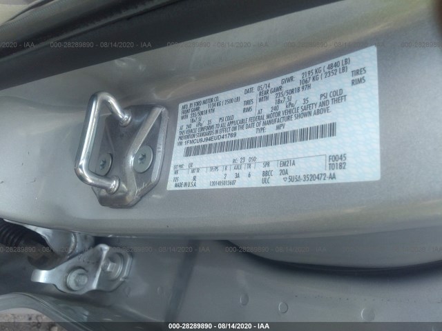 1FMCU9J94EUD41769 CA5887IH - FORD ESCAPE  2014 IMG - 8