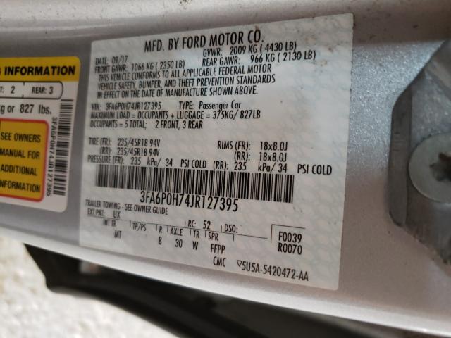 3FA6P0H74JR127395 KA2973IA - FORD FUSION  2017 IMG - 9