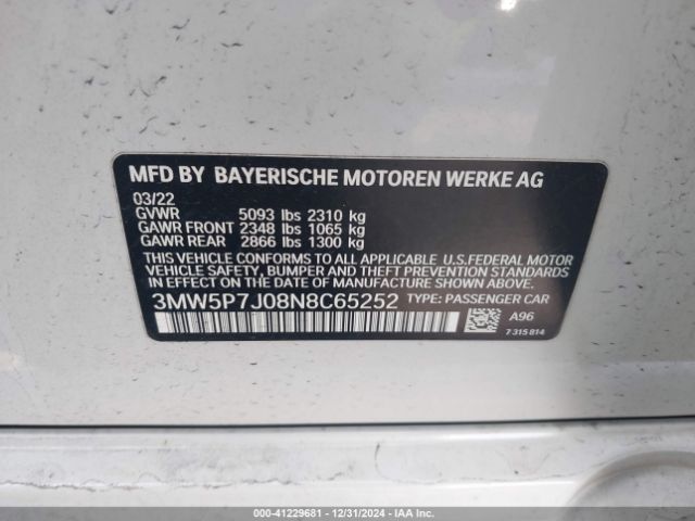 3MW5P7J08N8C65252  - BMW 330E  2022 IMG - 8