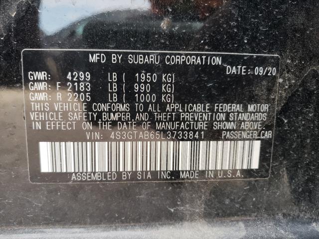 4S3GTAB65L3733841 BA1287EX - SUBARU IMPREZA  2020 IMG - 9