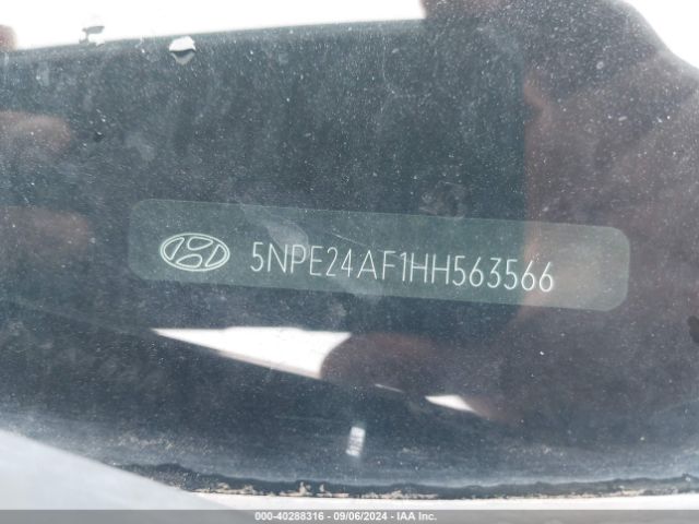 5NPE24AF1HH563566  - HYUNDAI SONATA  2017 IMG - 8