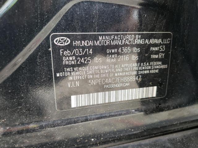 5NPEC4AC7EH888947  - HYUNDAI SONATA SE  2014 IMG - 9