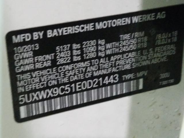 5UXWX9C51E0D21443 AE8849TB - BMW X3  2013 IMG - 9