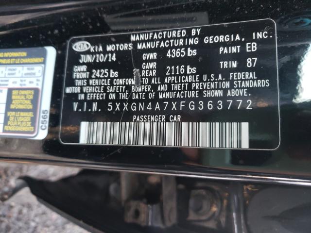 5XXGN4A7XFG363772 AE7536PC - KIA OPTIMA  2014 IMG - 9