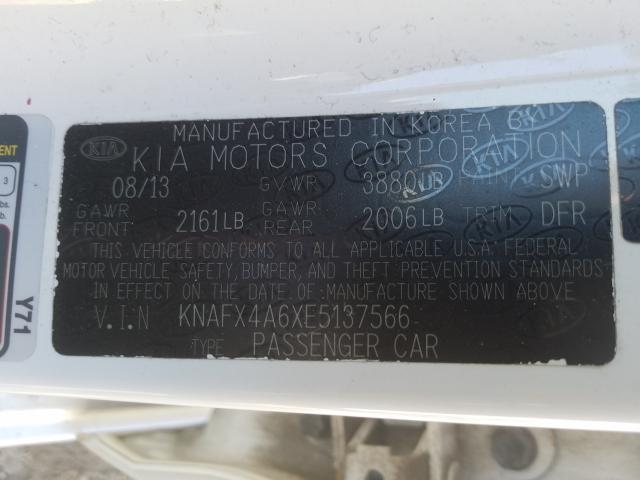 KNAFX4A6XE5137566 AT0639HA - KIA FORTE  2013 IMG - 9