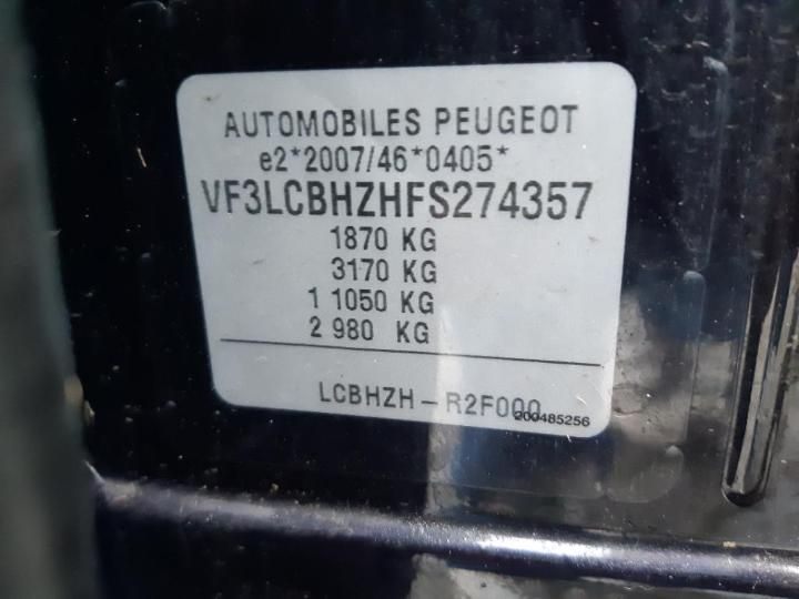 VF3LCBHZHFS274357 AX9662KK - PEUGEOT 308  2015 IMG - 20