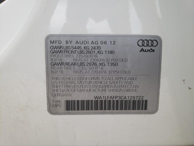 WA1LFAFP3CA129722 AM5206NP - AUDI Q5  2012 IMG - 9