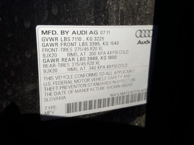 WA1LMAFE3CD001676 AI2110MO - AUDI Q7  2011 IMG - 9