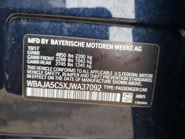 WBAJA5C5XJWA37092 KA2884MO - BMW 530I  2017 IMG - 11