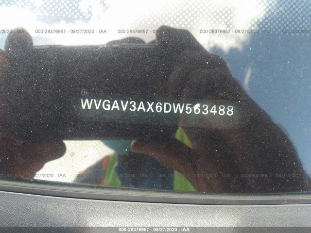 WVGAV3AX6DW563488 BK5102HE - VOLKSWAGEN TIGUAN  2012 IMG - 8