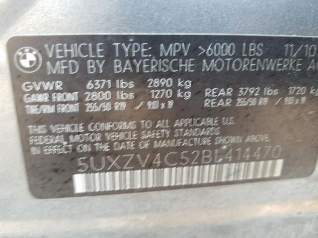 5UXZV4C52BL414470 AX2014MP - BMW X5  2010 IMG - 9
