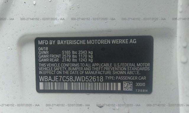 WBAJE7C58JWD52618 AX7640IP - BMW 540  2018 IMG - 8