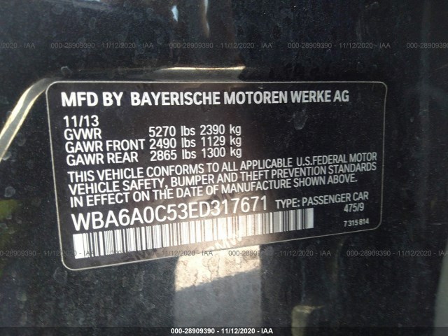 WBA6A0C53ED317671  - BMW 6  2014 IMG - 8