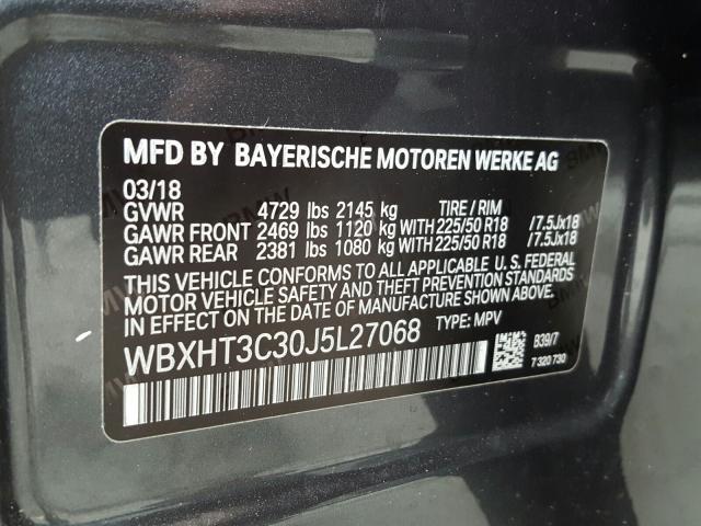 WBXHT3C30J5L27068 AX0214MP - BMW X1  2018 IMG - 9