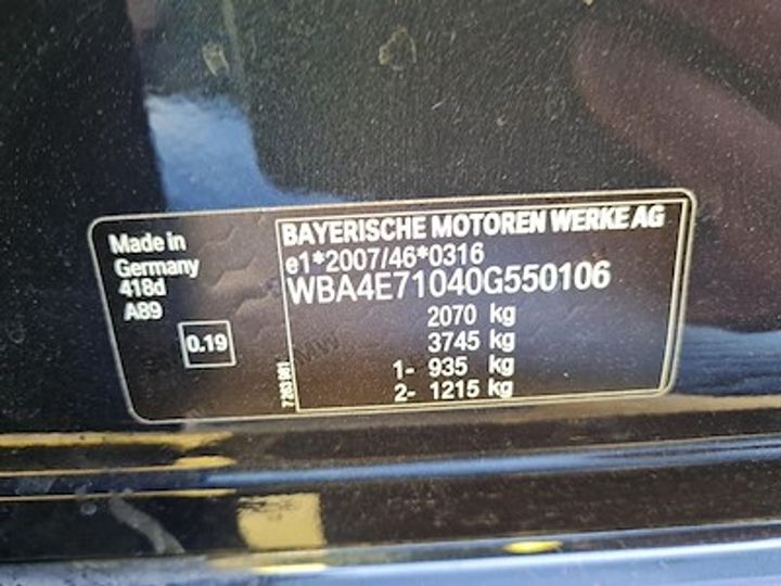 WBA4E71040G550106  - BMW 4 GRAN COUPE DIESEL  2016 IMG - 11