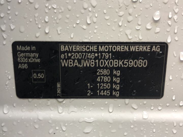 WBAJW810X0BK59080  - BMW 630  2018 IMG - 8