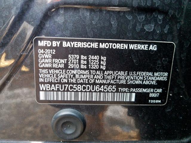 WBAFU7C58CDU64565  - BMW 535 XI  2012 IMG - 9