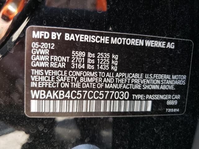 WBAKB4C57CC577030 BK3980IC - BMW 7 SERIES  2012 IMG - 9