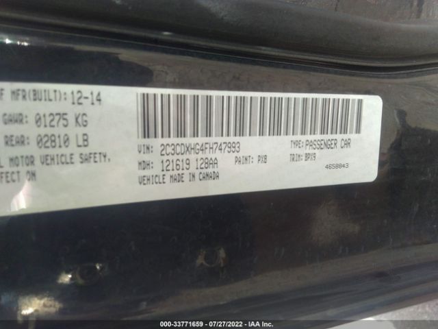 2C3CDXHG4FH747993  - DODGE CHARGER  2015 IMG - 8