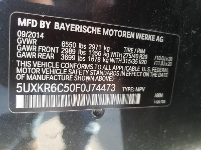 5UXKR6C50F0J74473  - BMW X5 XDRIVE5  2015 IMG - 9