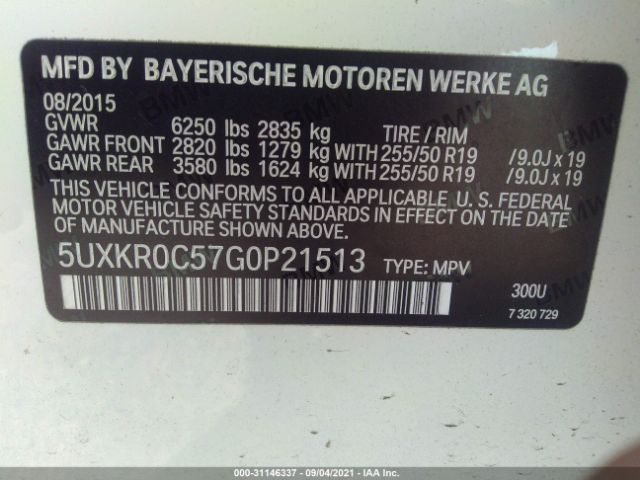 5UXKR0C57G0P21513 BH8001MT - BMW X5  2015 IMG - 8