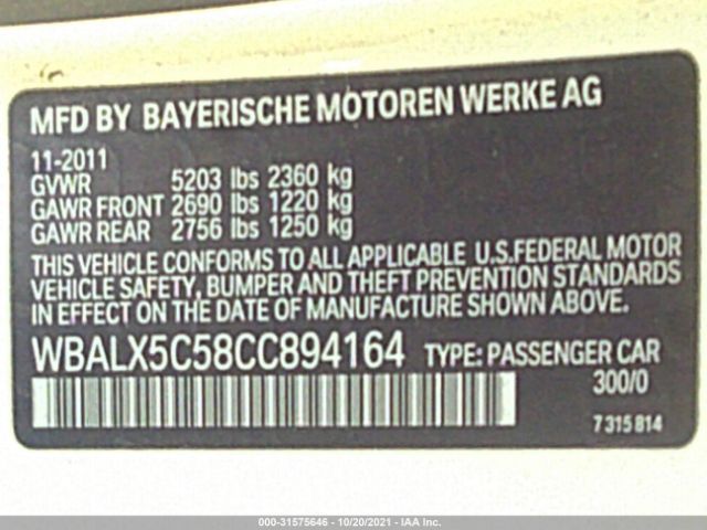 WBALX5C58CC894164  - BMW 6  2012 IMG - 8