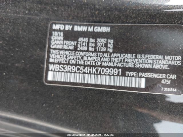 WBS3R9C54HK709991  - BMW M4  2017 IMG - 8