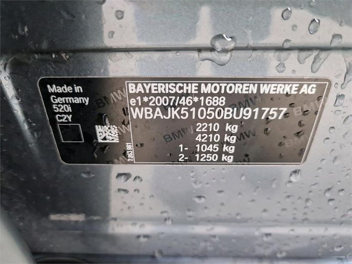 WBAJK51050BU91757  - BMW 520  2019 IMG - 6