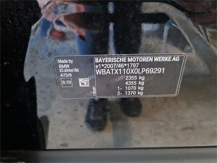 WBATX110X0LP69291  - BMW X3  2019 IMG - 8