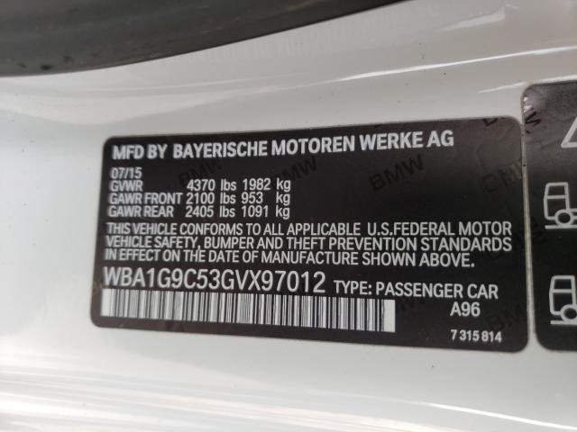 WBA1G9C53GVX97012 BH8080ET - BMW 2 SERIES  2015 IMG - 9