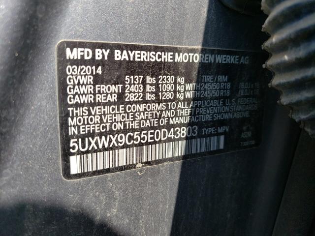 5UXWX9C55E0D43803 KA3161EC - BMW X3  2014 IMG - 9