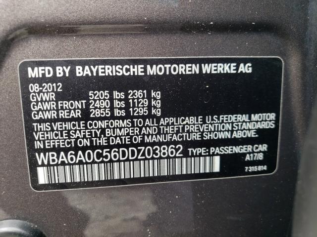 WBA6A0C56DDZ03862 KA7200EC - BMW 640 I  2012 IMG - 9