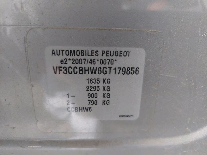 VF3CCBHW6GT179856  - PEUGEOT 208  2016 IMG - 8