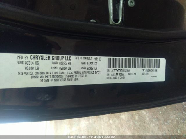 2C3CDXBG8DH660300  - DODGE CHARGER  2013 IMG - 8