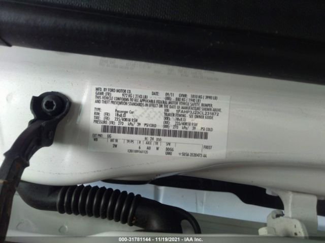 1FAHP3J23CL231872  - FORD FOCUS  2012 IMG - 8