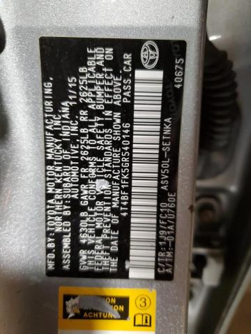 4T4BF1FK5GR540146  - TOYOTA CAMRY  2016 IMG - 12