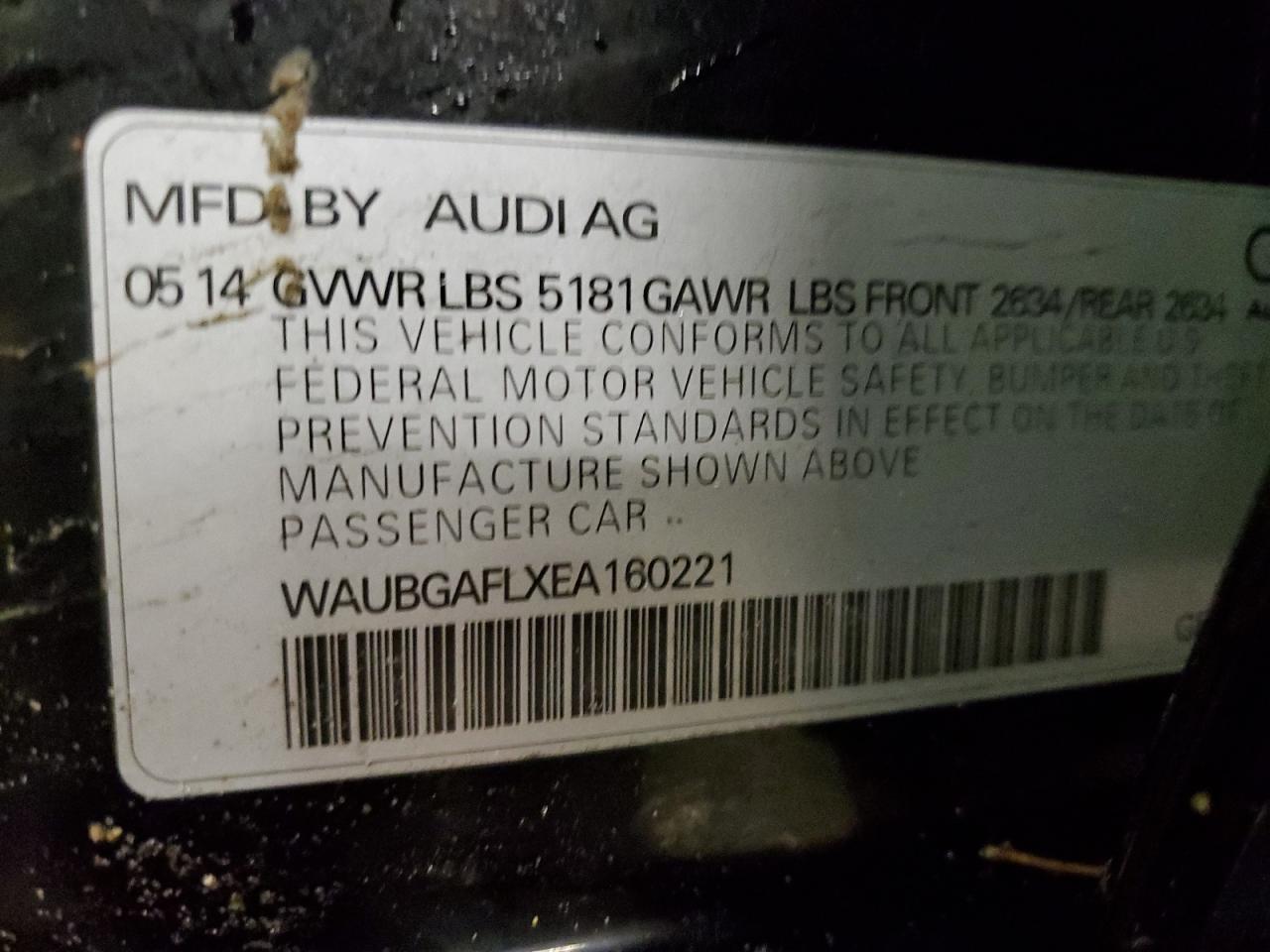 WAUBGAFLXEA160221  - AUDI RS4  2014 IMG - 11