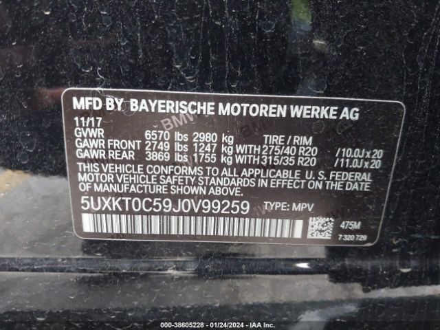 5UXKT0C59J0V99259  - BMW X5 EDRIVE  2018 IMG - 8