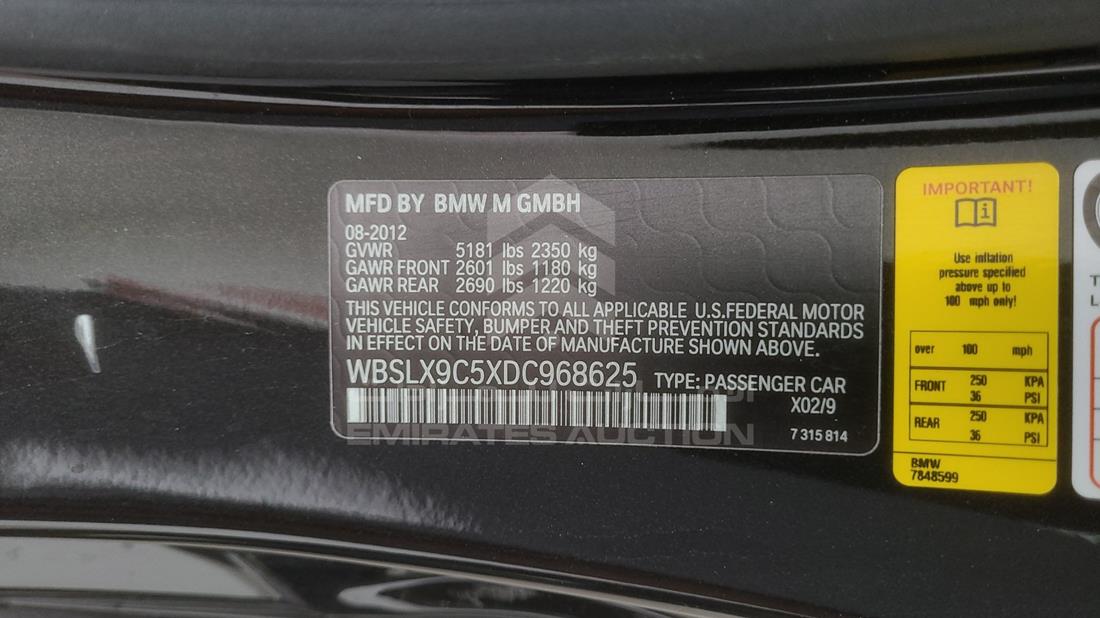 WBSLX9C5XDC968625  - BMW M6  2013 IMG - 4