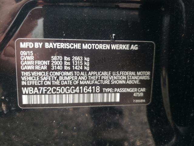 WBA7F2C50GG416418 AA1111MT - BMW 750XI  2015 IMG - 9