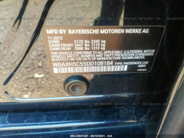 WBAXH5C55DD108184 BC7500PC - BMW 528I  2012 IMG - 8