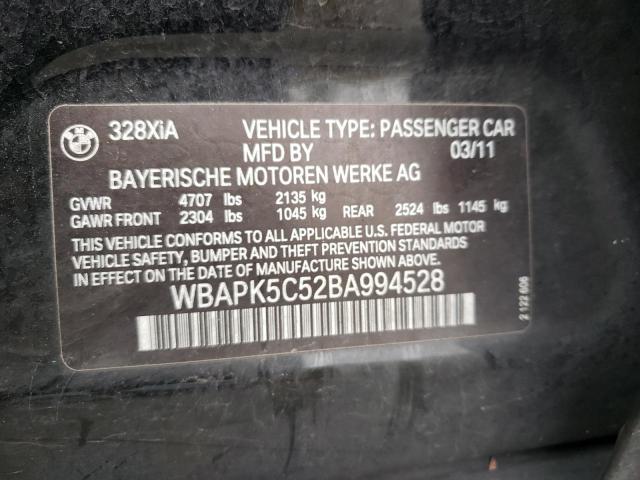 WBAPK5C52BA994528  - BMW 328 XI SUL  2011 IMG - 9