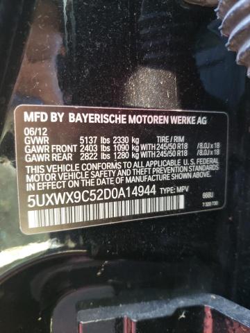5UXWX9C52D0A14944 AE1931XE - BMW X3  2012 IMG - 9