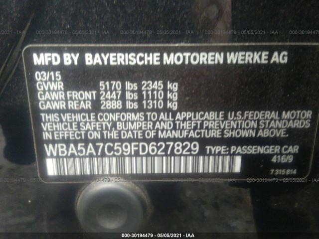 WBA5A7C59FD627829 KA2357EX - BMW 528  2015 IMG - 8