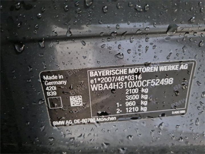 WBA4H310X0CF52498  - BMW 420  2021 IMG - 8