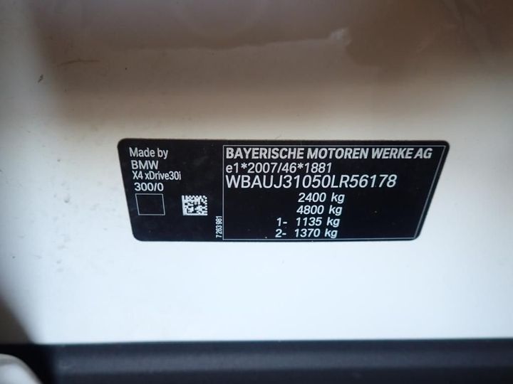 WBAUJ31050LR56178  - BMW X4  2019 IMG - 16