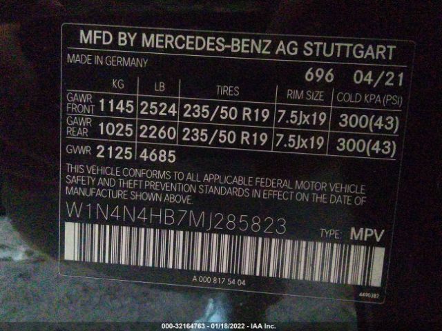 W1N4N4HB7MJ285823  - MERCEDES-BENZ GLA  2021 IMG - 8