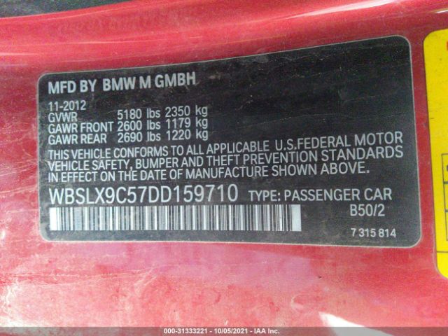 WBSLX9C57DD159710  - BMW M6  2013 IMG - 8
