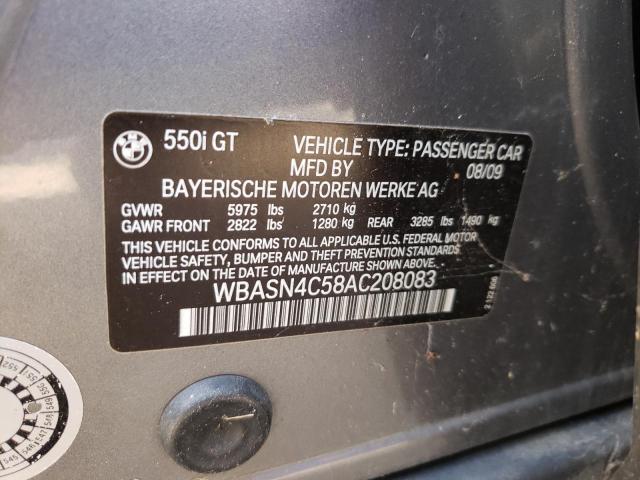 WBASN4C58AC208083  - BMW 550 GT  2010 IMG - 9